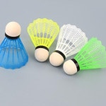 YM  12P 컬러 나일론 배드민턴 셔틀콕 : 율민스토어