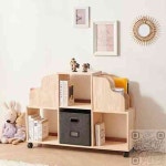 킵더업원 2단 6칸 고무나무 이동책장 1140 H6622 책장수납함 : 킵더업원