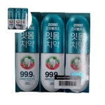 2080 치약 진지 덴탈 3P 케어 허벌민트 잇몸 120G : 워니해피