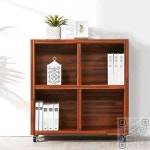 킵더업원 4칸 바퀴형 책장 840 H6275 거실책꽂이 : 킵더업원