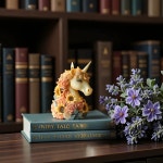 3D 장미 유니콘 캔들 실리콘 몰드 릴리프 플라워 몰드 DIY 아로마테라피 석고 제작 향기로운 선물 홈 데코 공예품 : 엔비디디