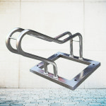 말굽형 자전거 스탠드 1대분 보관대 보관소 400mm : 썬트라코리아