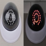 기찻길점빵 CCTV 모형 가짜 카메라 모형감시카메라 벽면설치 가짜cctv실외용 : 기찻길점빵