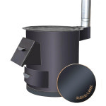 장작 화덕 무연드럼통 아궁이 모닥불 대형 펜션 화로 불멍 난로 30cm 통+35cm 파이프 액세서리 : 스카이로드마켓