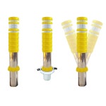 사람많은 인도 횡단보도앞 반사지 야간시인성 우레탄볼라드 어린이보호구역 : 행복의 주문