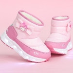 마이멜로디 글리터 LED 발광부츠 / 유아 아동 키즈 방한 패딩 부츠 : 샤인코코-