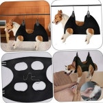 셀프 강아지 미용 해먹 반려동물 고양이 미용 해먹 거치대 용품 : 로디움