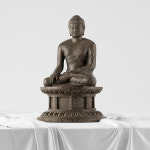 [여진불교굿즈] 청동 석굴암 본존불불상  본존불상 미니어처 굿즈 (대) 28cm (스탠드포함)   박물관굿즈  기념품 한국전통소품 : 여진불교