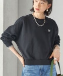 FRED PERRY 프레드페리 G1148 TIPPED SWEAT 여성용 312-06-0097 블랙 : 하코재팬