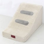 강아지 계단 슬라이드 프리미엄삼각투텝 아이보리 1P 펫계단 스텝 : 영자의 선물