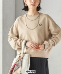 FRED PERRY 프레드페리 G1148 TIPPED SWEAT 여성용 312-06-0097 블랙 : 하코재팬