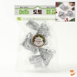 OF 로열실버 트리 오너먼트 3p세트 진주버섯 크리스마스용품 : 오렌지폭스