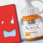 취미미술물감 아크릴물감 250ml NO.505 버밀리언 휴 1개입 : 라사슈2