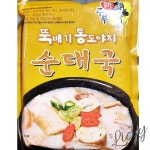 LU 선미 뚝배기 순대국 600gX25 식사국밥 냉동순대국 : 럭키인터내셔널