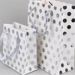 해강 땡땡이 쇼핑백 해강스토어 포장상자 : 해강주식회사