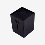 다용도 블랙홀 핀셋꽂이 속눈썹펌 트위저 통 부자재 속눈썹연장 재료 10.5 x 8 x 8cm : 뷰티난다