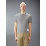 THOM BROWNE 코튼 와플 리브 커프 티 (MJS287A J0216 055) : 현스마당
