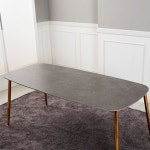 강한 세라믹 식탁 상판 라운드 타원형 식탁 상판 테이블 대형 : 우노타운4