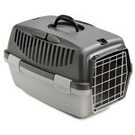 강아지 켄넬 이동장 걸리버1 1P 하우스 그레이 외출 고양이 여행가방 : 아크로프레임