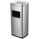 스텐 재떨이 쓰레기통 휴지통 담배꽁초 20L 흡연실 업소용 A. 모래 실버 스틸 : 만물10000mool