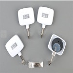 끄니스토어 부착식 4P 화이트 크린 행거 모자걸이 미니행거 도어옷걸이 : 끄니스토어