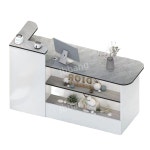 카운터 테이블 로비 우측 호텔 안내데스크 안내 식당 계산대 : 글로브스텝 트렌드