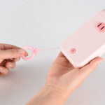 카피어랜드 미니 라벨프린터 미모 D30S 흰둥이 블루투스 무선 라벨기 네임스티커(+기본라벨) : 덱스탑