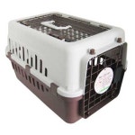 강아지 보급형 이동장 50 반려견 이동가방 브라운 켄넬 여행 켄넬 : 아크로프레임