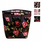 호피 빠짐 목욕탕 물 빠지는 레오파드 핸들 방수 목욕 백 가방 : 하운쇼핑