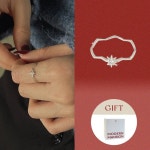 모던맨션 925실버 선샤인 태양 큐빅 포인트 물결 반지 : 로꼬게러지