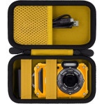 케이스 휴대용 가방 추천 KODAK PIXPRO WPZ2 견고한 방수 디지털 하드 캐리 16MP 4X 광학 줌 옐로우 케이스용 Blue Case : 엠케이몰57