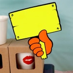 퀘이사D 푯말 쇼카드 100매 광고메모지 매장판촉pop 행사네임택 : 퀘이사데이즈