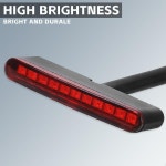 테일 램프 후미등 오토바이 미니 리어 브레이크 LED 스톱 라이트 신호 표시기 자전거 스쿠터 ATV 12V : 제이엠블루