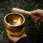 핸드메이드 명상 싱잉볼 치유 요가 싱잉볼 휴식 힐링 선물 세트 : 띠아쇼룸