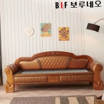 싱글 맥반석 쇼파 건강 온돌 쇼파 황토 장수 가죽 원목 : 우노타운4