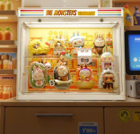 팝마트 라부부 피규어 진열장 아크릴 조명 미니어쳐 쇼케이스 디스플레이 화이트 몬스터편의점 : 모닛스텝원