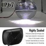 전조등 C 5X7 XJ YJA6 라이트 씰 H6054 Plym 1P 7X6inch : 블루클릭