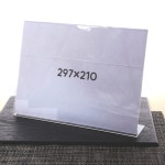 쥐비(GB)스토어 카페 | 아크릴 POP 꽂이 가격표 메뉴판 투명 스탠드 21x29.7 카페메뉴판 [가빈스토어] : GB가빈스토어