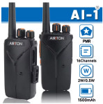 워키토키 장거리 16채널 양방 V PMR 휴대용 AI1 충전식 1500mAh : 리마183