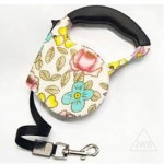 제이웍스비 자동줄 2M 장미 강아지리드줄 산책줄 : 제이웍스비