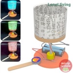 로넬리빙 자석 한지 초롱등 만들기 키트 과학활동 조명 DIY 유치원 초등 체험학습 : 로넬리빙