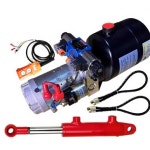 소형 유압 파워팩 펌프 피스톤 전기 스위치 리프팅 펌프장 휴대용 단상 : 마켓앤3
