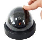 기찻길점빵 CCTV 모형 가짜 카메라 블랙 돔형CCTV 천장설치 절도억제 : 기찻길점빵