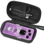 도너 미니 오토 와 페달 다이내믹 기타 효과 엔벨로프 필터 트루 바이패스와 호환되는 하드 케이스 : 플로모