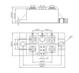 MDS1001440L MDS1001640L 3상 정류기 브리지 모듈 MDS100- 16-14-12 : 디에스더유통2팀