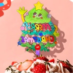 겨울 색칠도안 크리스마스 토퍼만들기 소품만들기 학습교구 미술수업 : 그린셀리