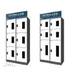 웍스엘 무인택배보관함 2열3단 균등 MINE(미네)락 아파트택배함 : 제이웍스엘