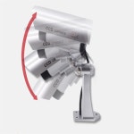 기찻길점빵 CCTV 모형 가짜 카메라 돌출형 매장방범 벽면설치 배선없이 : 기찻길점빵