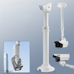 브래킷 폴대 CCTV 기둥 거치대 브라켓 지지대 카메라 45mm : 푸푸의정원