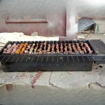 양꼬치 기계 회전식 바베큐 화로 로스터 화덕 야끼 : 주식회사정직한청년들